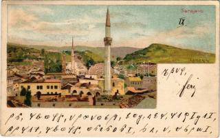 1900 Sarajevo. litho s: Geiger R. + titkosírás / cryptography