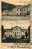 1907 Travnik, Kasarna, Opcinska bolnica / K.u.k. military barracks, hospital (EK) + K.und K. Milit. Post Travnik