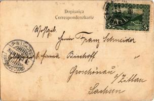 1907 Travnik, Kasarna, Opcinska bolnica / K.u.k. military barracks, hospital (EK) + "K.und K. M...