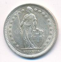 Svájc 1956B 1Fr Ag T:2 patina, kis ph
Switzerland 1956B 1 Francs Ag C:XF patina, small edge error
...