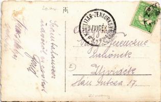 1916 Zimony, Zemun; Dunapart, kikötő, iparvasút, katonák / Danube riverside, port, soldiers, industr...