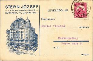 1927 Stern József cs. és kir. udvari szállító. Budapest, Calvin tér 1. (EK)