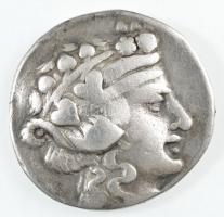 Keleti Kelták / Trákia / Thaszosz Kr. e. ~II-I. század Ag Tetradrachma (16,20g) T:3 Eastern Celtic Tribes / Thrace / Thassos ~2nd-1st century BC Ag Tetradrachm "IRAKLEOUS - SOTIROS - THASION" (16,20g) C:F