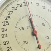 Slava 5498 szovjet katonai stopperóra (1970-1979), működik, d:65mm