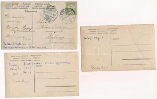 Puskás Tivadar felesége és gyermekei - 3 db korabeli fotó