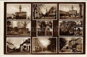 1938 Komárom, Komárno; mozaiklap / multi-view postcard