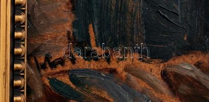 Tibor jelzéssel (feltehetően Tibor Ernő munkája): Asszonyok. Olaj, karton. Román kiviteli bélyegző a...