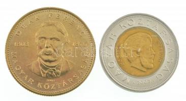 DN Hungavis "Baromfifeldolgozó Vállalat Békéscsaba Orosháza" kétoldalas öntött Br plakett ...