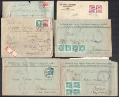 cca 1920-1940 Csúzi (Dubník, SK) izraelita személy irat hagyatéka. benne levelek a helyi orth. izr h...