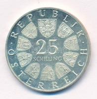 Ausztria 1971. 25Sch Ag "200 éves a Bécsi Tőzsde" T:1- (PP) Austria 1971. 25 Schilling Ag ...