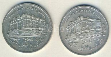 1992. 200Ft(2x) Ag "MNB" T:2