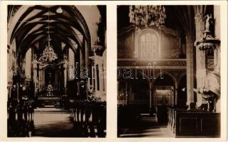 Rozsnyó, Roznava; Székesegyház, belső, szentély és kórus / cathedral, interior,