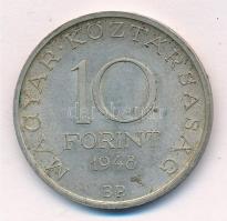 1948. 10Ft Ag "Széchenyi" T:2 patina Adamo EM2