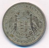 1938. 2P Ag "Madonna" T:2- patina Adamo P7