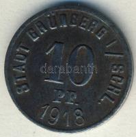 Német Birodalom/Weimari Köztársaság/Grünberg 1918. 10Pf szükségpénz T:3