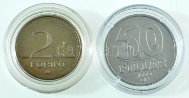 1999. 50f Al forgalmi sorból + 2Ft Cu-Ni forgalmi sorból T:BU,PP
Adamo F5.3, F7.5