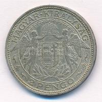 1938. 2P Ag "Madonna" T:2 patina Adamo P7