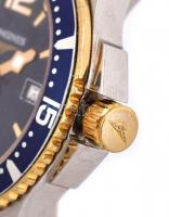 Longines Hydro Conquest Diver Bicolor Quartz férfi karóra, gyári acél szíjjal, működik, apró kopások...