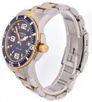 Longines Hydro Conquest Diver Bicolor Quartz férfi karóra, gyári acél szíjjal, működik, apró kopások...