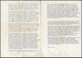 Zsolt Béláné Rácz Éva és Heiman Éva okmányai, útlevél, levelek, fotók, stb