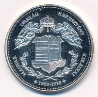 DN "Magyarország Keresztény Királyai / Ferenc József 1848-1916" Ag emlékérem (20g/0.333/38...