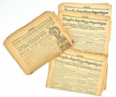 1930 Újsággyűjtemény a Dreyfuss perről exkluzív riport sorozat az Esti Kurírban nagyon sok fejezetben