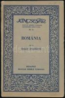 Szász Zsombor: Románia. Kincsestár. 28. sz. Bp., 1931,Magyar Szemle Társaság, 80 p. Kiadói papírkötés, a borítón egészen kis szakadással.