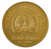 1998. 100Ft Cu-Ni-Zn "1848-49-es szabadságharc" dísztokban T:BU Adamo EM150