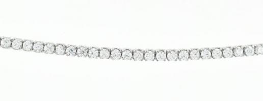 Ezüst(Ag) kövekkel díszített kígyó nyaklánc, jelzett, h: 38 cm, bruttó: 6 g