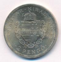 1935. 2P Ag "Rákóczi" T:1-,2 patina
Adamo P7.2