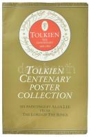 1992 Tolkien cenetenary poster collection. 6 paintings by Allan Lee. Kissé gyűrött mappában. 47x29 cm