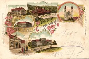 1899 Csíkszereda vasútállomással