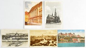 Kb. 100 db RÉGI képeslap vegyes minőségben: történelmi magyar és külföldi városok, motívumok / Cca. ...
