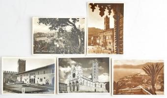 Kb. 137 db RÉGI olasz város képeslap vegyes minőségben / Cca. 137 pre-1945 Italian town-view postcar...