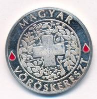 DN "25 Véradásért / Magyar Vöröskereszt" fém emlékérem (31mm) T:1- (eredetileg PP) patina
