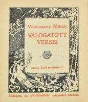 Vörösmarty Mihály válogatott versei. Beöthy Zsolt bevezetésével. Bp.,é.n.,Athenaeum. Díszes címlappal. Korabeli egészvászon-kötésben, tulajdonosi bejegyzéssel, kissé laza fűzéssel.