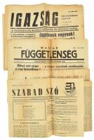 1956 7 db újság a forradalom és szabadsárgharc idejéből