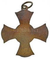 1937. "Minta - Csapat" Br cserkész medál füllel (31x29mm) T:1-