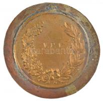 1943. "MÁV Sportegyesületeinek Ligája - Mátyás király év 1943" ezüstözött Br díjérem, háto...