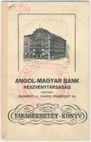 1940-1945. Angol-Magyar Bank Részvénytársaság takarékbetétkönyve bélyegzésekkel