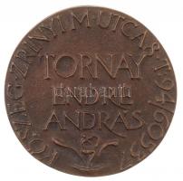 Tornay Endre András (1949-2008) DN Br névjegyérem (44mm) T:2
