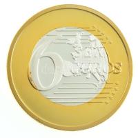DN "6 Sex Euros" erotikus bimetál zseton T:PP