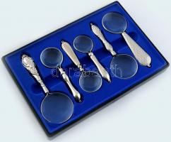 6 db-os nagyítókészlet, eredeti dobozában, jó állapotban