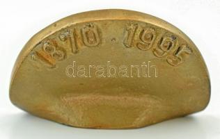 Budavári sikló, 1870-1995. Bronz kisplasztika, jelzés nélkül, 8x9 cm