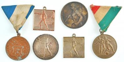 ~1920-1930. 6db-os sportéremtétel, közte "Ferencz Városi Torna Club" és "Szegedi Testgyakorlók Köre" T:2-3