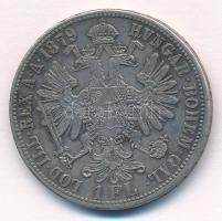 Ausztria 1879. 1Fl Ag "Ferenc József" T:2,2- patina, ph. Austria 1879. 1 Florin Ag "F...