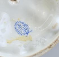 Herendi virág mintás porcelán lámpa. Kézzel festett, jelzett, hibátlan m: 20 cm