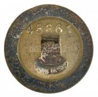 ~1950-1960. "FAI (Nemzetközi Repülő Szövetség)" zománcozott gomblyukjelvény, hátoldalon &q...