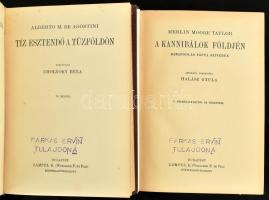 Alberto M. De Agostini: Tíz esztendő a Tűzföldön. Fordította: Cholnoky Béla. Magyar Földrajzi Társas...