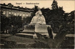 Szeged, Erzsébet királyné (Sisi) szobor. Vasúti Levelezőlapárusítás 4853.